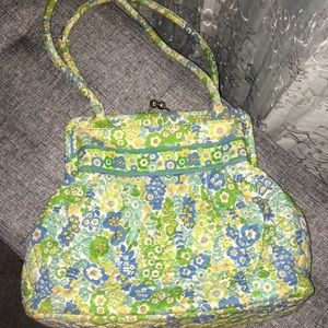 Vera Bradley Yellow Green Aqua purse